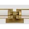 Nuvo Roselle - 2 Light Vanity - Natural Brass with White Glass 60/8042 - alternate 2